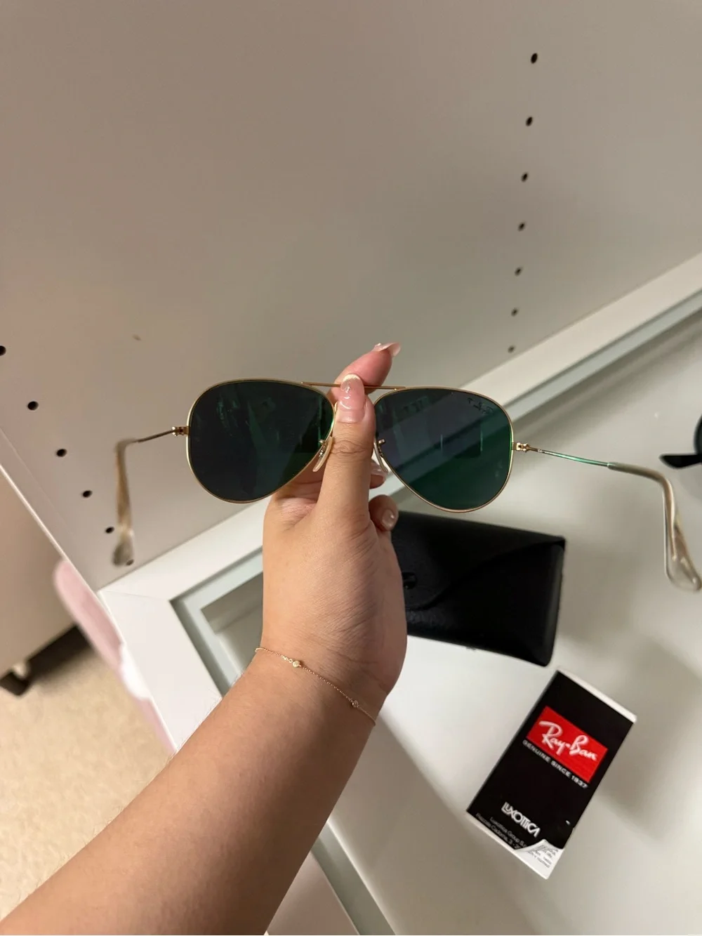Ray-Ban Aviator Flash Polarized Sunglasses